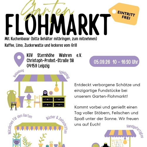 2. Gartenflohmarkt&nbsp;