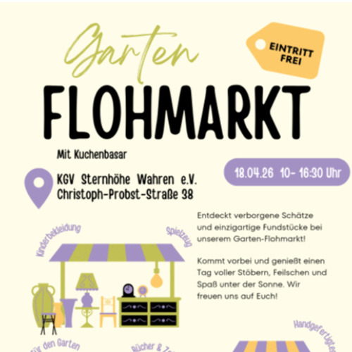 Einladung zum Garten-Flohmarkt